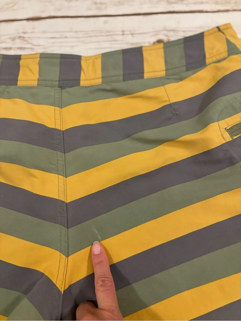 Patagonia® Worn Wear M's Wavefarer® Board Shorts Yucca Size 34